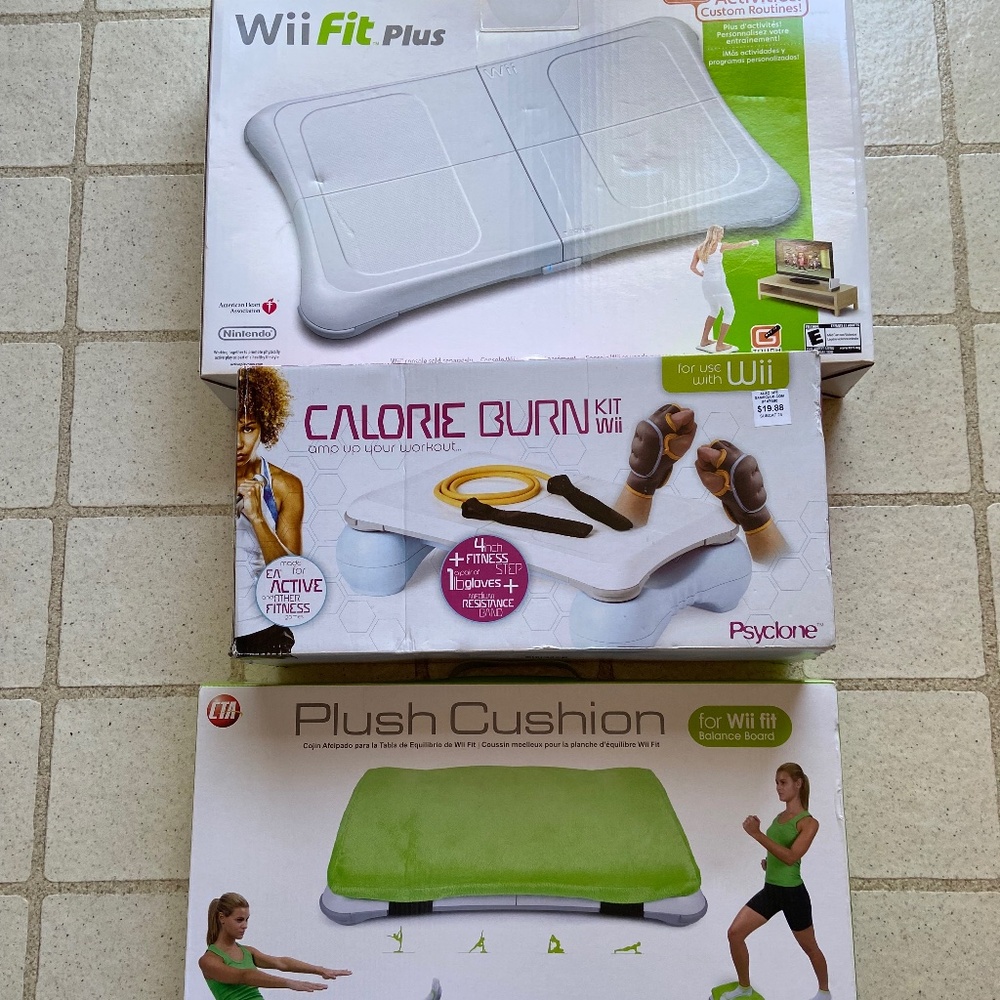 Wii Fit Workout Set of 3 - New Sealed